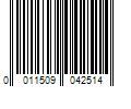 Barcode Image for UPC code 0011509042514. Product Name: COMBE INCORPORATED Just For Men 1-Day Beard & Brow Color Brush-In/Wash-Out  Light Brown