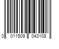 Barcode Image for UPC code 0011509043108