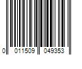 Barcode Image for UPC code 0011509049353