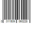 Barcode Image for UPC code 0011509060228