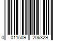 Barcode Image for UPC code 0011509206329