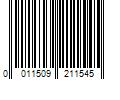 Barcode Image for UPC code 0011509211545