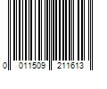 Barcode Image for UPC code 0011509211613