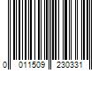 Barcode Image for UPC code 0011509230331