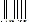 Barcode Image for UPC code 0011528424186