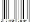 Barcode Image for UPC code 0011529335436