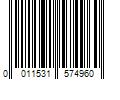 Barcode Image for UPC code 0011531574960