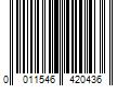 Barcode Image for UPC code 0011546420436