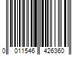 Barcode Image for UPC code 0011546426360