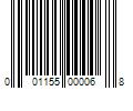 Barcode Image for UPC code 001155000068