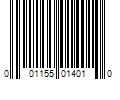 Barcode Image for UPC code 001155014010