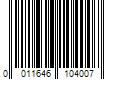 Barcode Image for UPC code 0011646104007