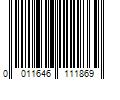 Barcode Image for UPC code 0011646111869