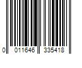 Barcode Image for UPC code 0011646335418