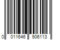 Barcode Image for UPC code 0011646906113