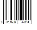 Barcode Image for UPC code 0011658842034