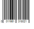 Barcode Image for UPC code 0011661318021