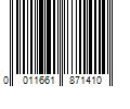 Barcode Image for UPC code 0011661871410