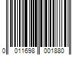 Barcode Image for UPC code 0011698001880