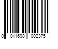 Barcode Image for UPC code 0011698002375