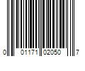 Barcode Image for UPC code 001171020507