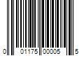 Barcode Image for UPC code 001175000055