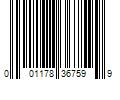 Barcode Image for UPC code 001178367599