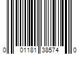 Barcode Image for UPC code 001181385740