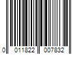 Barcode Image for UPC code 0011822007832