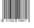 Barcode Image for UPC code 0011822008617