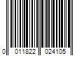 Barcode Image for UPC code 0011822024105