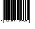 Barcode Image for UPC code 0011822176002