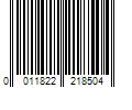 Barcode Image for UPC code 0011822218504