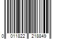 Barcode Image for UPC code 0011822218849