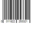 Barcode Image for UPC code 0011822253321