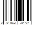 Barcode Image for UPC code 0011822284707