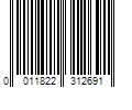 Barcode Image for UPC code 0011822312691