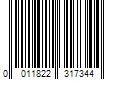 Barcode Image for UPC code 0011822317344