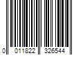 Barcode Image for UPC code 0011822326544