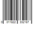 Barcode Image for UPC code 0011822332187