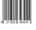 Barcode Image for UPC code 0011822343244