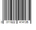 Barcode Image for UPC code 0011822414135