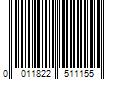 Barcode Image for UPC code 0011822511155