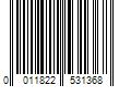 Barcode Image for UPC code 0011822531368