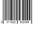 Barcode Image for UPC code 0011822532099