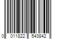 Barcode Image for UPC code 0011822543842