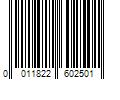 Barcode Image for UPC code 0011822602501