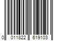 Barcode Image for UPC code 0011822619103