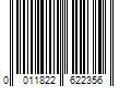 Barcode Image for UPC code 0011822622356