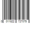 Barcode Image for UPC code 0011822727075